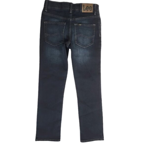 LEE Extreme Comfort Adjustable Waist Slim Fit Blue Jeans - NWT Boys 12 R - Picture 2 of 6